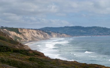 Cliffs off Torrey Pines state park clipart