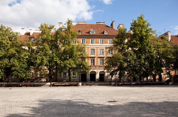 Πλατεία της πόλης στη Βαρσοβία — Φωτογραφία Αρχείου