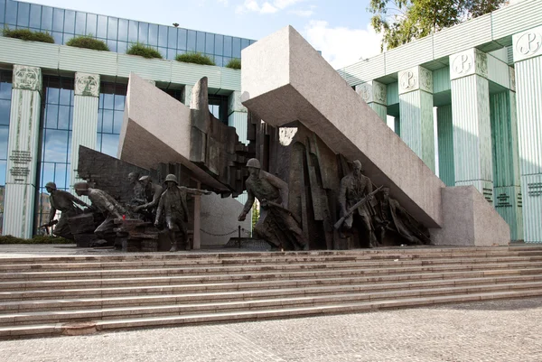 Památník Varšavské povstání — Stock fotografie
