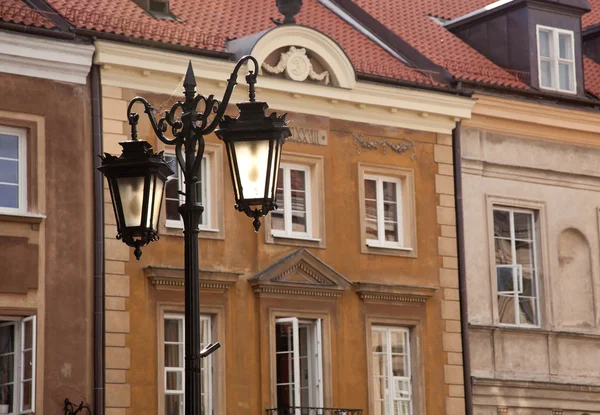Işıklar Varşova çerçeve — Stok fotoğraf