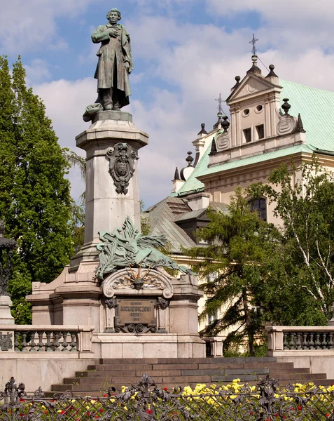 Mickiewicz statue — Stock Photo, Image