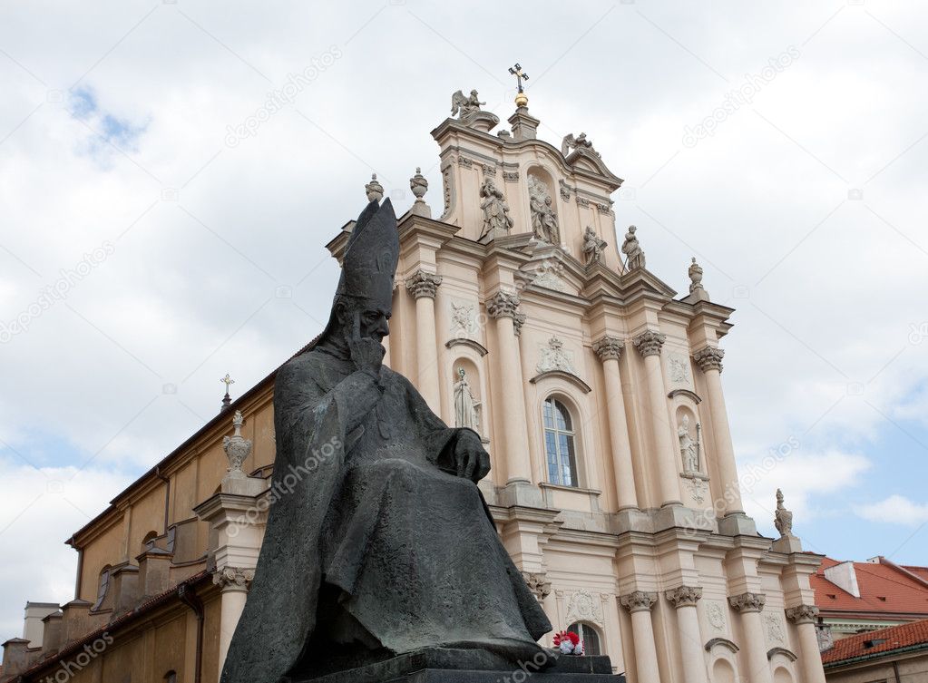 Statue of Wyszynski in Warsaw