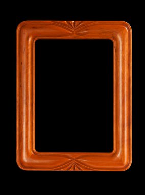 Simple carved picture frame clipart