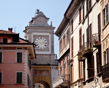 Old bell tower in Salo clipart