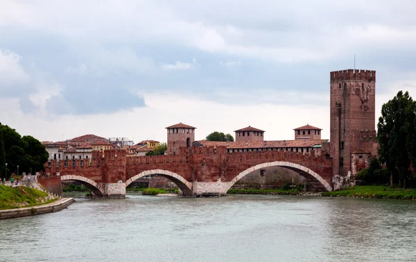 Castel vecchio γέφυρα — Φωτογραφία Αρχείου