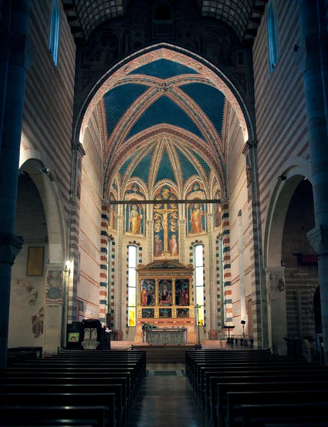 Interior de San Zeno — Foto de Stock