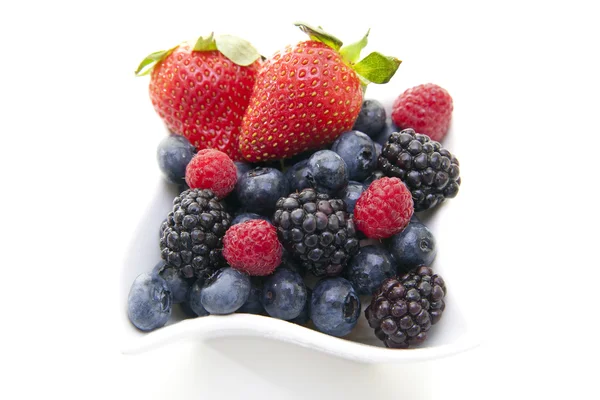 Berries in a bowl — Stock Photo, Image