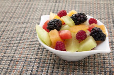 Fruit in a bowl. clipart