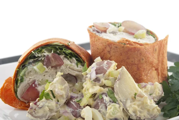 Chicken salad wrap — Stock Photo, Image