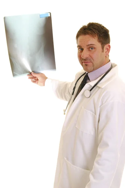 Doutor com raio-X — Fotografia de Stock