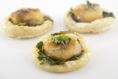 Scallop appetizer clipart