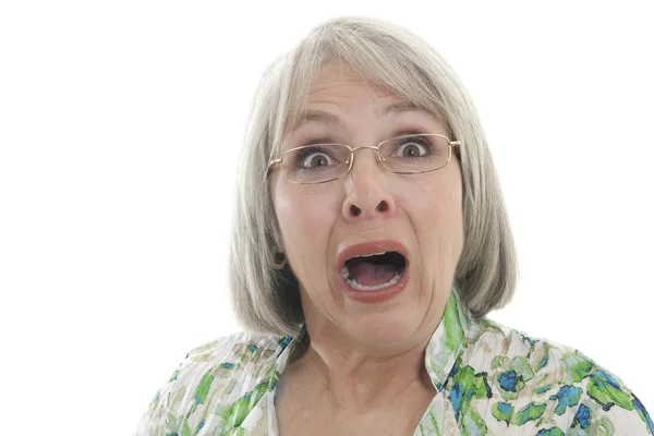 Scared woman — Stock Photo, Image