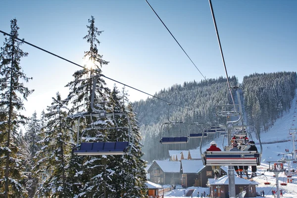 stock image Ski lift