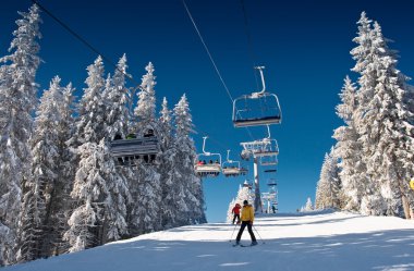 Skiing resort
