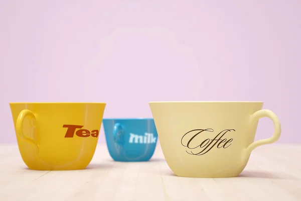 Tři barvy pohár — Stock fotografie