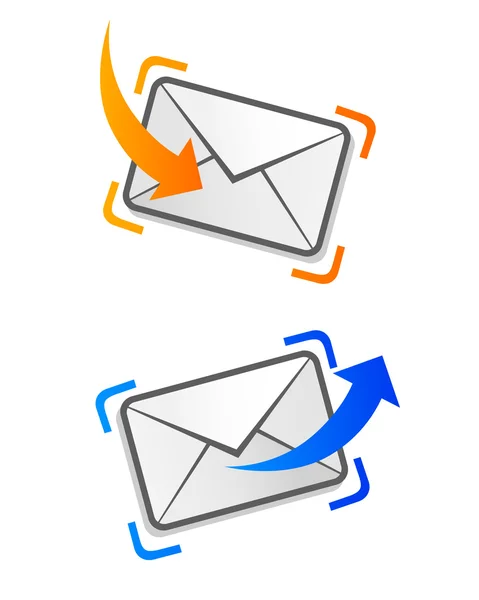 stock vector E-mail correspondence