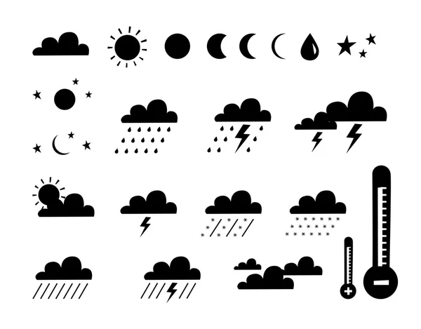 stock vector Weather and climate