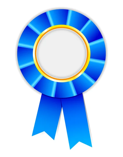 Голубая лента премии — стоковый вектор