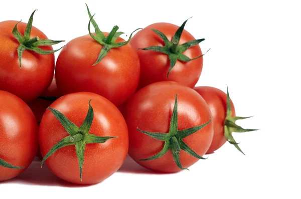 Skupina červených rajčat — Stock fotografie