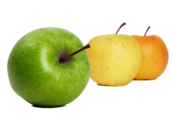 Tres manzanas maduras —  Fotos de Stock