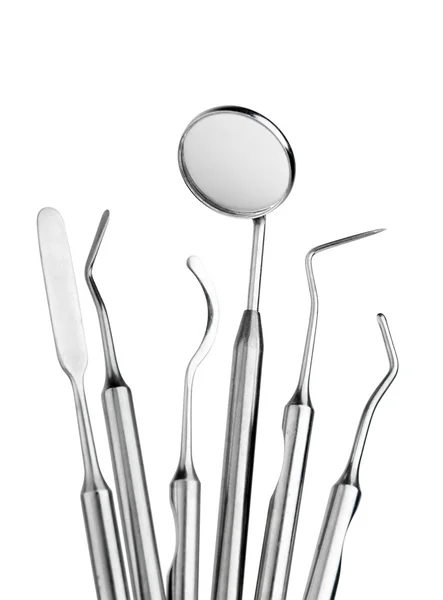 Conjunto de instrumentos odontológicos — Fotografia de Stock