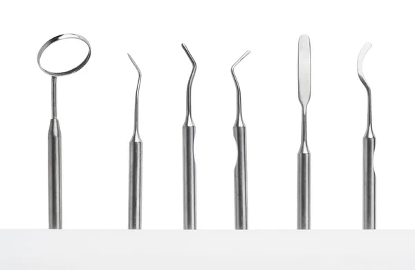 치과 치료 악기의 집합 — 스톡 사진