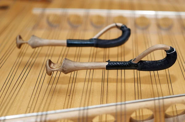 Instrumento musical martelado dulcimer — Fotografia de Stock