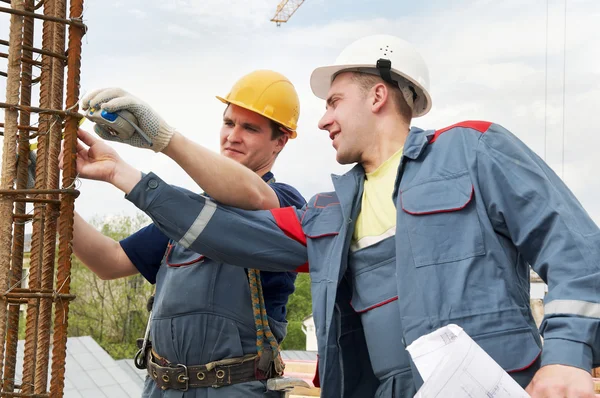 Acceptance of work engineer accept construction works — Stock Photo, Image