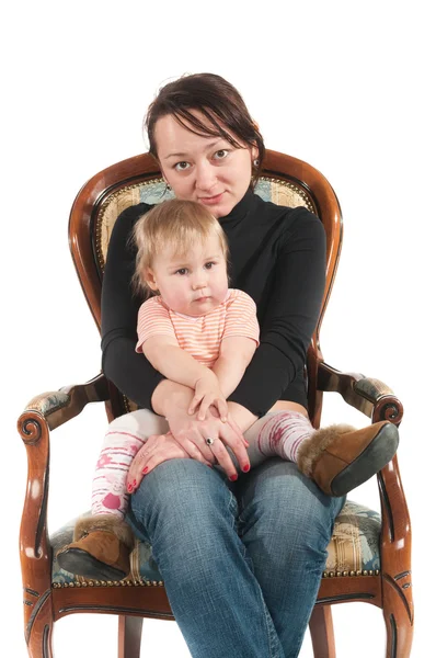 Young mother ans daughter — Stock Photo, Image