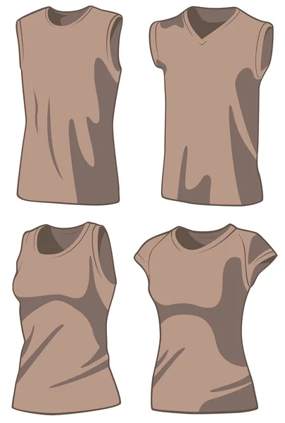 T シャツのセット — ストックベクタ