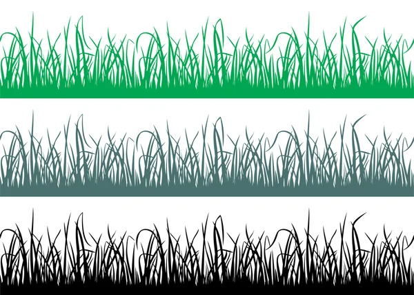 Seamless grass pattern — Stock Vector