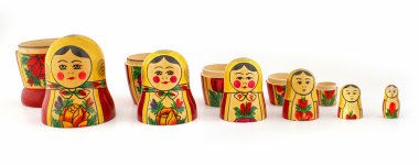 matreshka. geleneksel Rus Hediyelik eşya