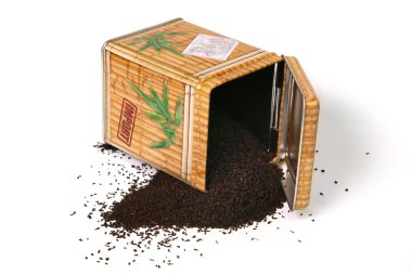 Tea box clipart