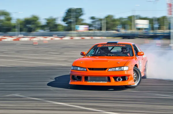 Drift car in action — Stock Photo, Image
