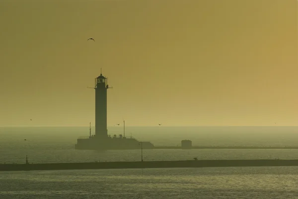 stock image Early morning Odessa lighthouse