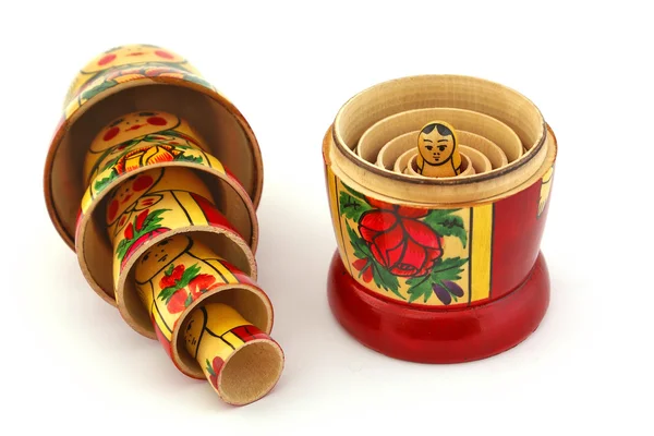 stock image Matreshka. Traditional russian souvenir