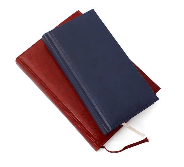 Dos cuadernos aislados sobre fondo blanco —  Fotos de Stock