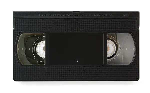 Kaseta wideo na białym tle — Zdjęcie stockowe