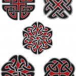 Set of celtic design elements — Stock Vector © chaosmaker #3853396