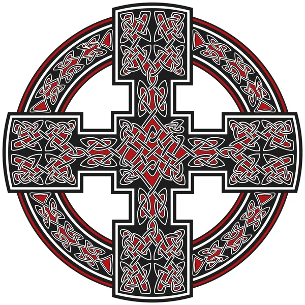 Vecteur croix celtique ornement traditionnel — Image vectorielle