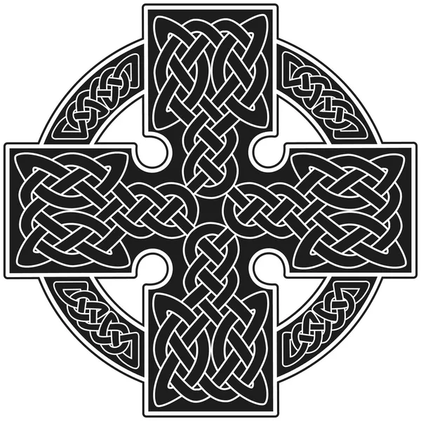 Vektor keltisches Kreuz traditionelles Ornament — Stockvektor