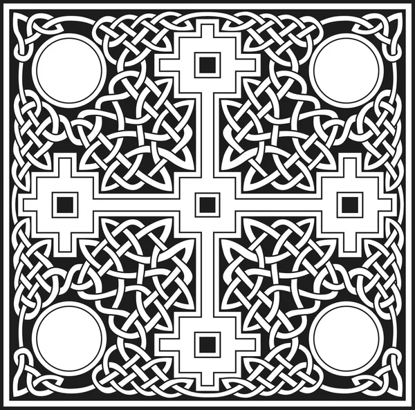 ベクトル ケルト族十字の伝統的な飾り — ストックベクタ