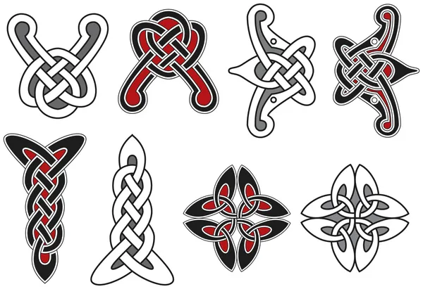 ケルト族の設計要素のセット — ストックベクタ