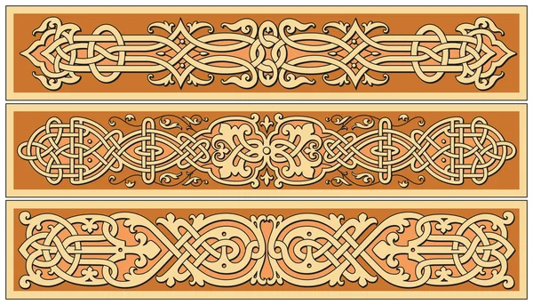 Antiguo patrón de vector ruso antiguo — Archivo Imágenes Vectoriales