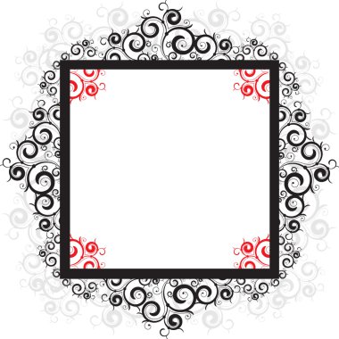 Lace frame clipart