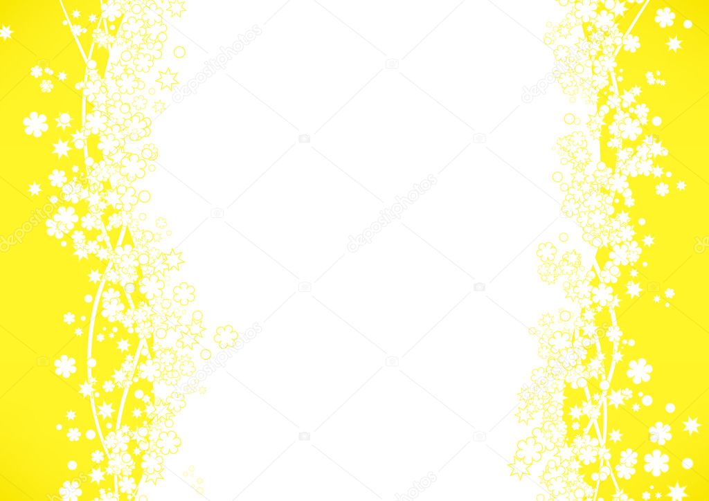 Yellow frame background
