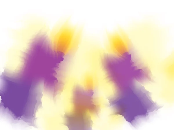 A4 violett-gelber Aquarell Hintergrund — Stockvektor