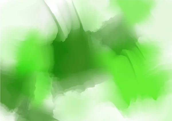 Ljus-grön aquarel bakgrund — Stock vektor