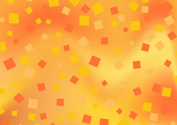 stock vector Background with orange and yellow square