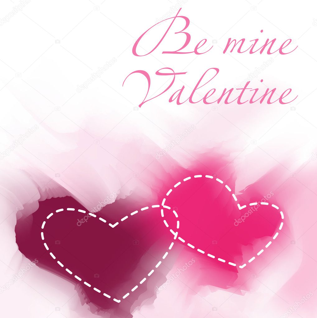 Be mine valentine card
